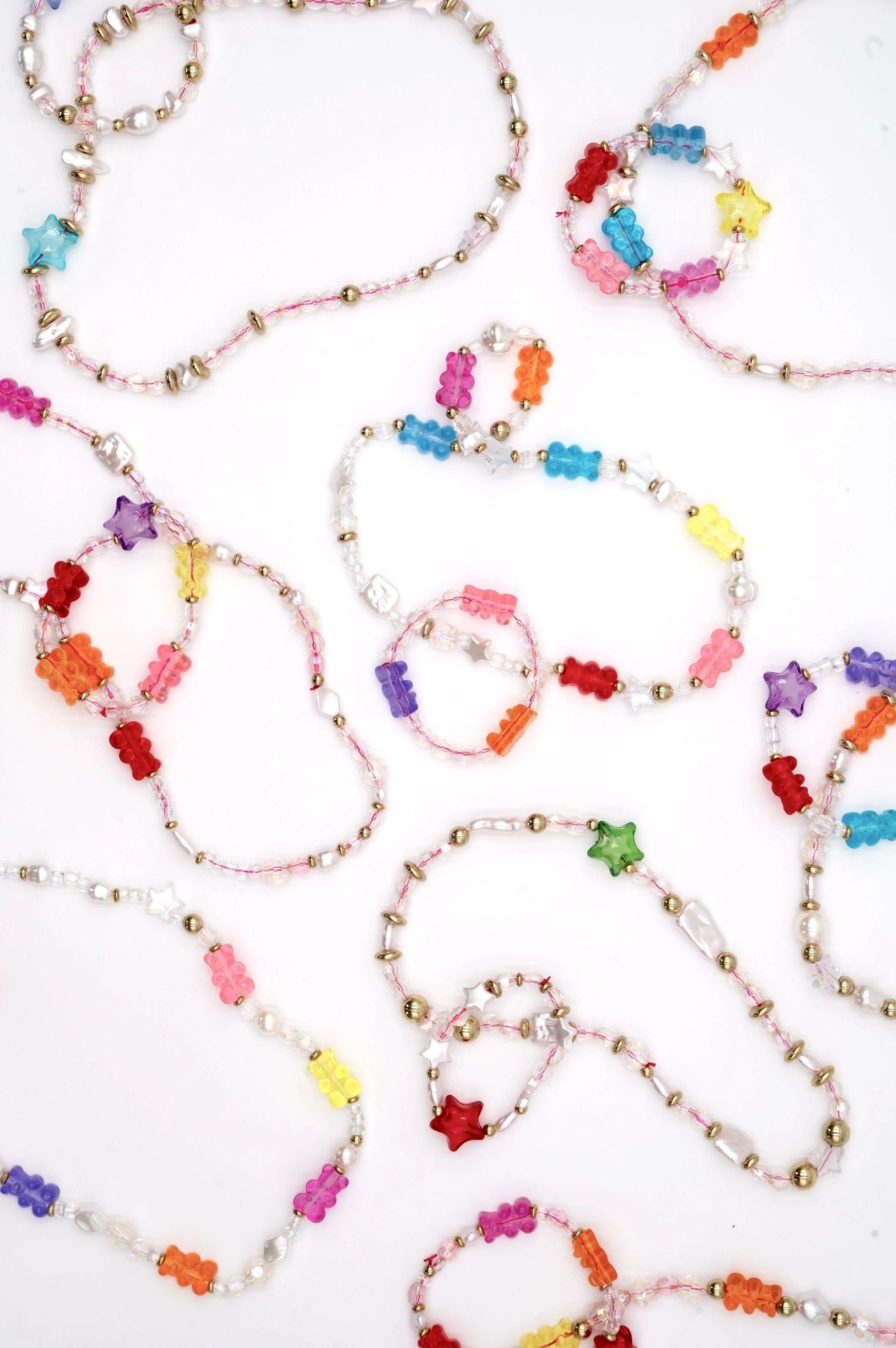 Handmade colorful berry jewelry set