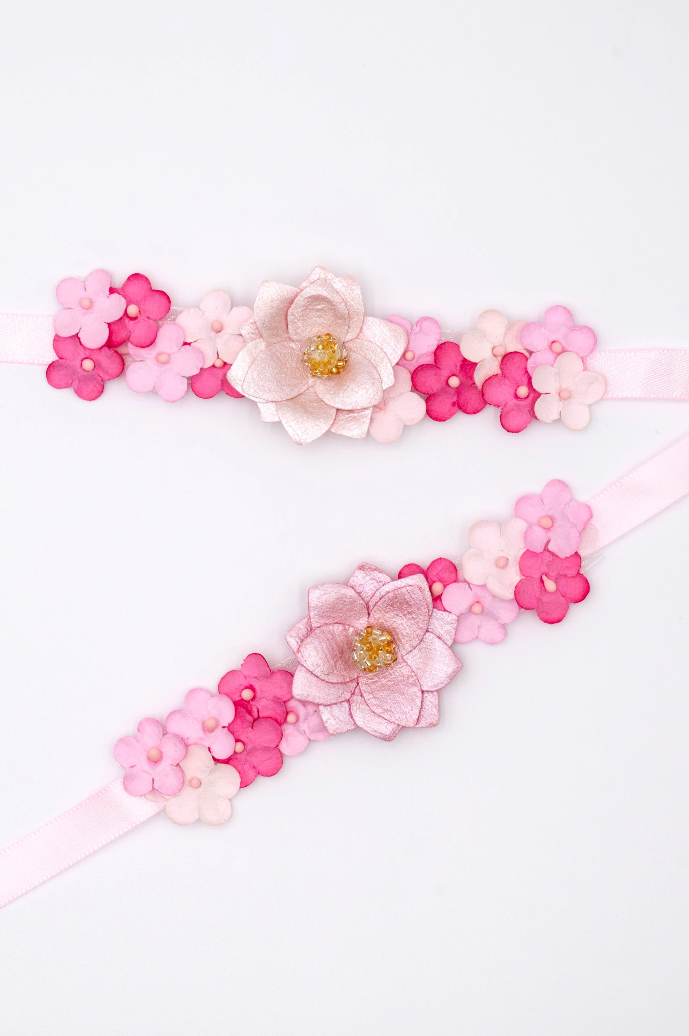Accessoire pour cheveux chignon de danseuse — Rose