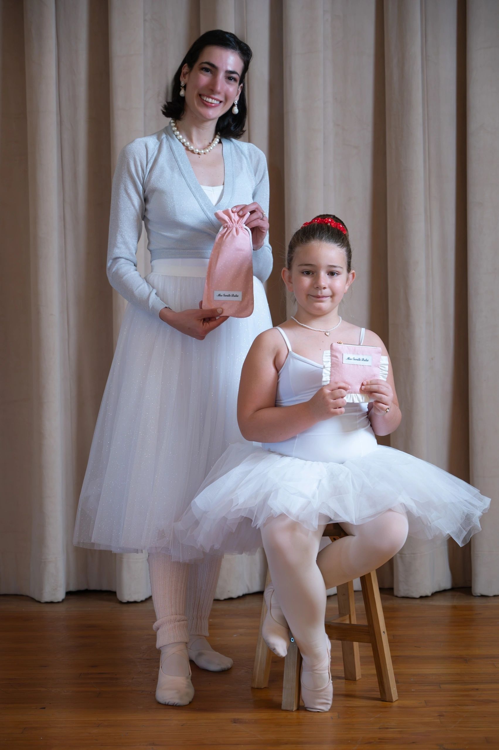 Miss Camille handmade ballet shoes bag