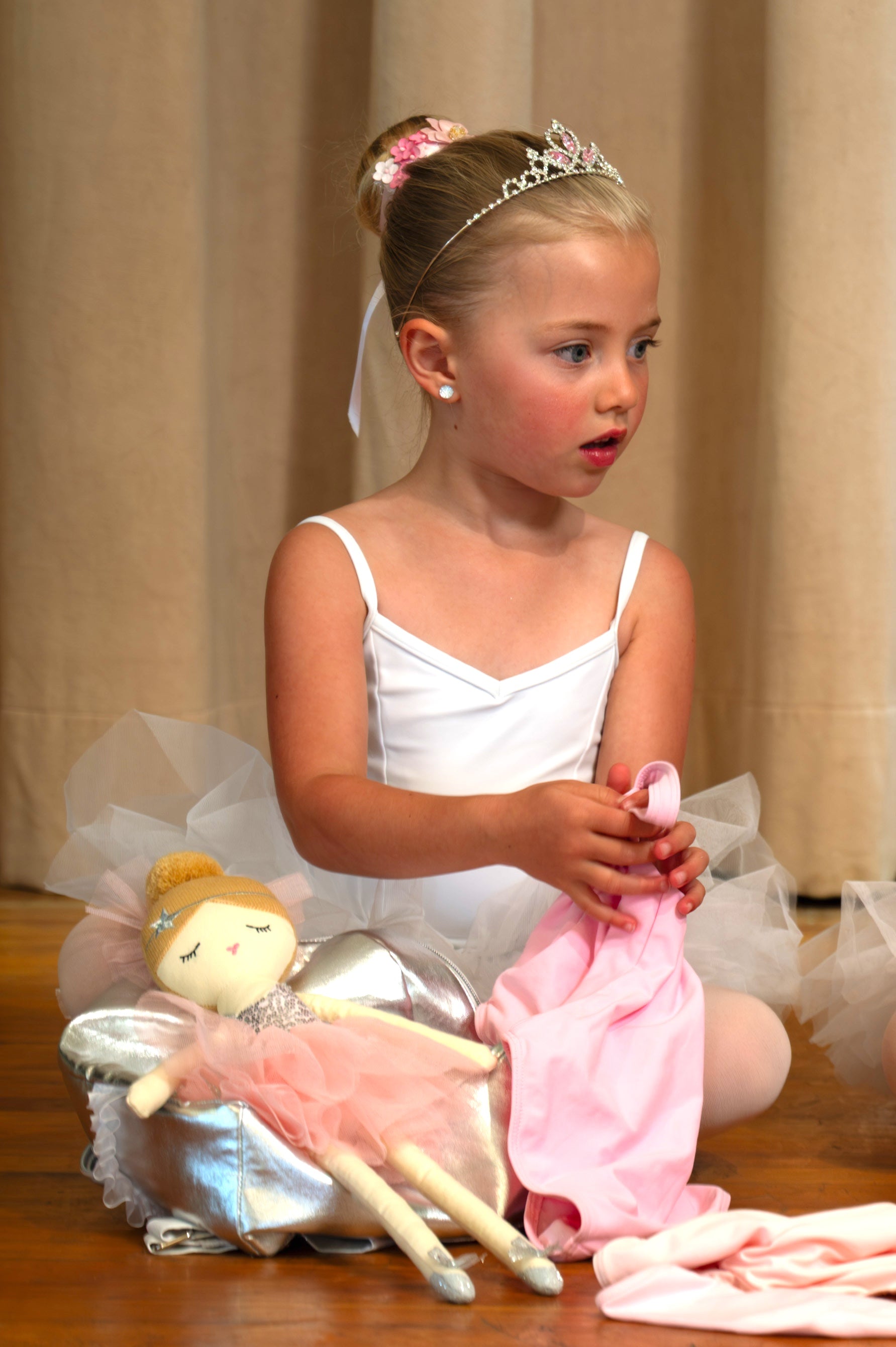 Accessoire pour cheveux chignon de danseuse — Rose