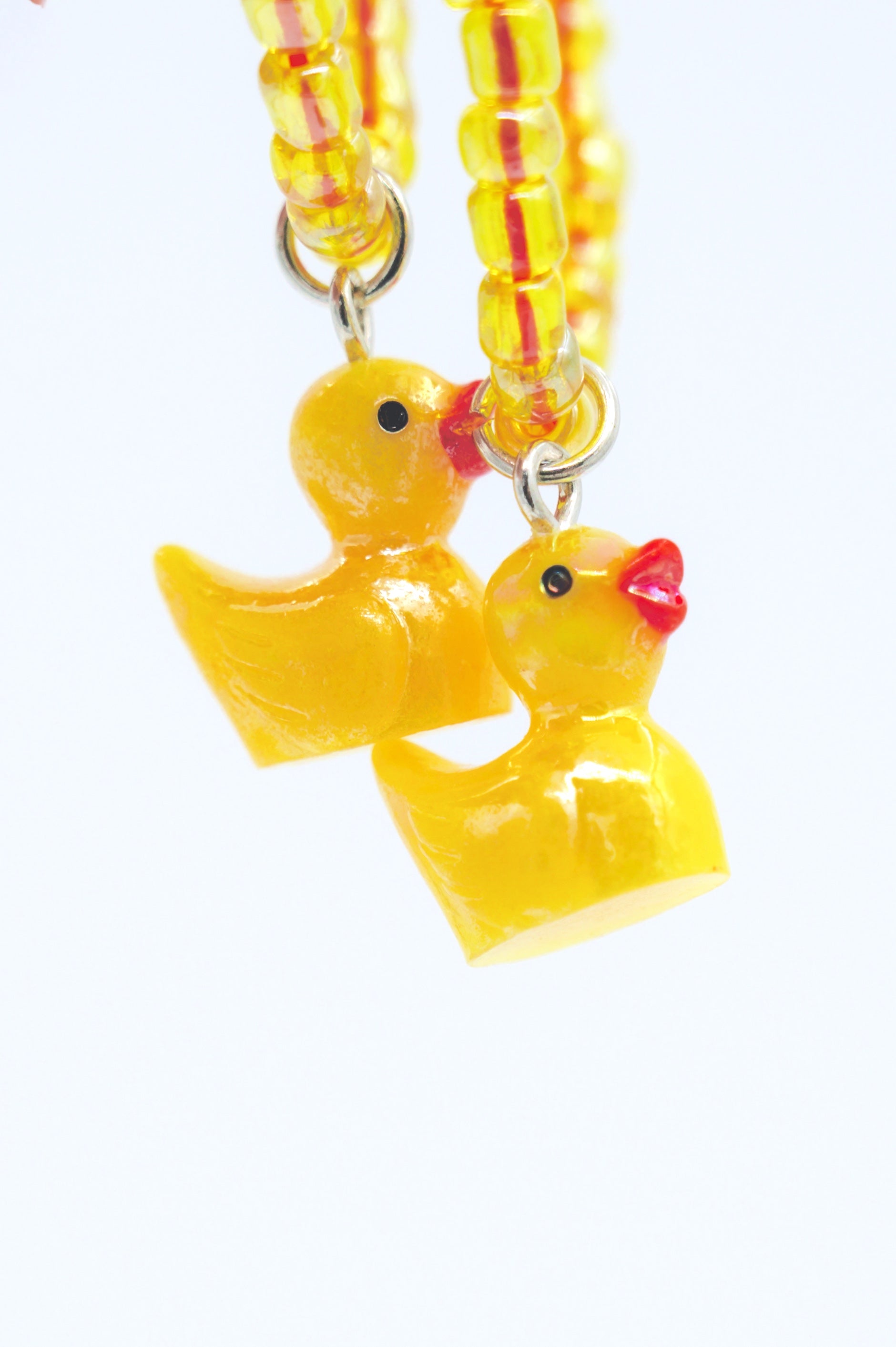 Handmade yellow duck charm jewelry — Miss Camille Ballet