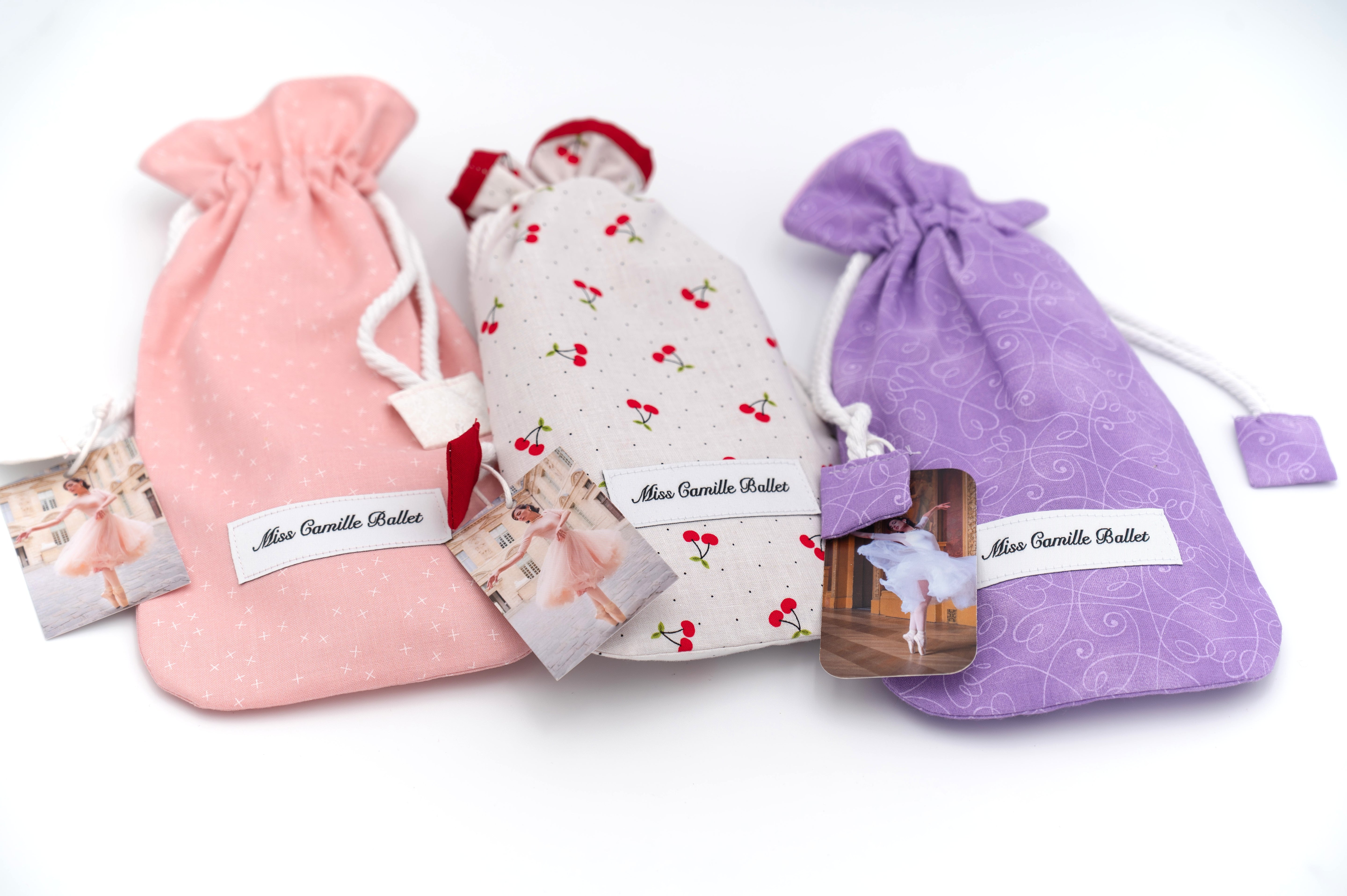 Handmade ballet shoes bag